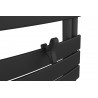 Patère papillon noir pour sèche-serviettes lames plates - Atlantic 850210