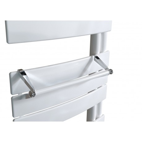 Barre support blanc pour sèche-serviettes tubes ronds - Atlantic 850219 