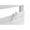 Patère papillon blanc pour sèche-serviettes lames plates - Atlantic 850228