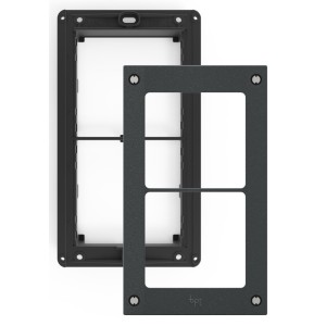 MTMTP2MVR - Cadre avec châssis porte-modules pour 2 modules, version VR CAME 60020750 