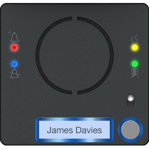 MTMFA1PVR - Façade pour module audio avec bouton simple, version VR CAME 60020610 