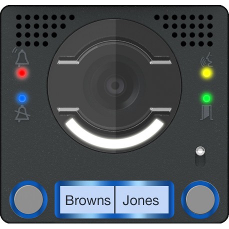 MTMFV2PVR - Façade pour module audio-vidéo avec bouton double, version VR CAME 62030090 