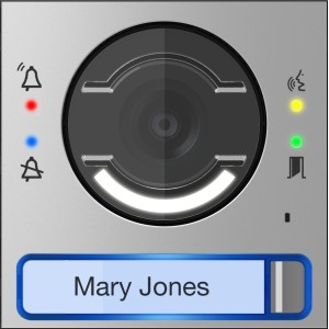 MTMFV1P - Façade pour module vidéo avec bouton simple CAME 62030040 