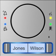 MTMFA2P - Façade pour module audio avec bouton double CAME 60020070 