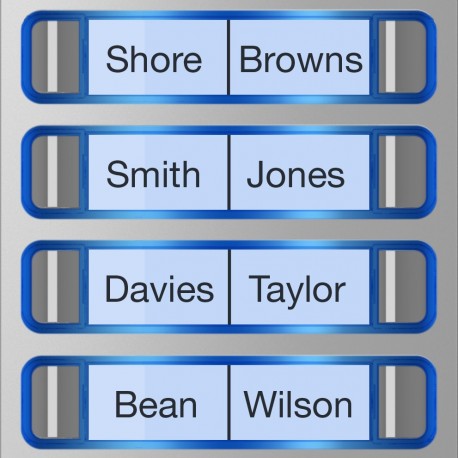 MTMF8P - Façade pour module appels avec 8 boutons CAME 60020140 