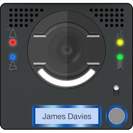 MTMFV1PVR - Façade pour module audio-vidéo avec bouton simple, version VR CAME 62030080 