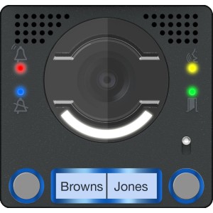 MTMFV2PVR - Façade pour module audio-vidéo avec bouton double, version VR CAME 62030090 