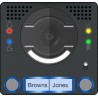 MTMFV2PVR - Façade pour module audio-vidéo avec bouton double, version VR CAME 62030090 