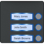 MTMF3PVR - Façade pour module appels avec 3 boutons, version VR CAME 60020670 