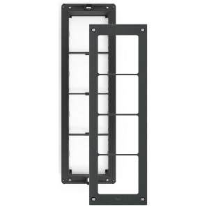 MTMTP4MVR - Cadre avec châssis porte-modules pour 4 modules, version VR CAME 60020770 