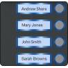 MTMF4PVR - Façade pour module appels avec 4 boutons, version VR CAME 60020680 