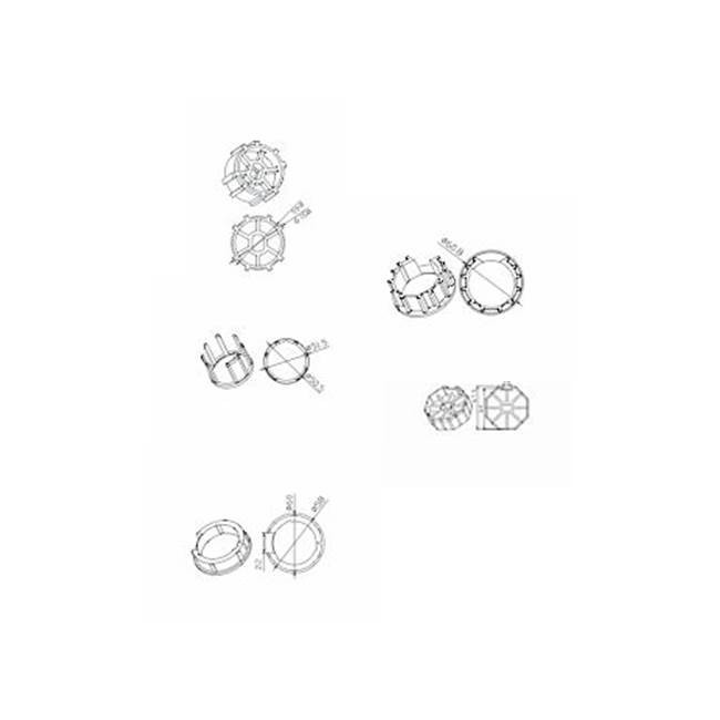 Kit adaptateurs universels série 5 CAME U-Y0040 