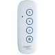 Emetteur en 433,92MHz Wagner 1 canal blanc avec support mural CAME YE0101