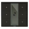 Emetteur mural HENDRIX 15 en 433,92MHz 15 canaux noir CAME YE0151