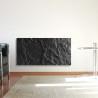 Radiateur à inertie Touch Silicium Ardoise Noire 800W Vertical - Valderoma AN08VET