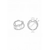 Adaptateur ogive inclinée 63mm CAME YK5137