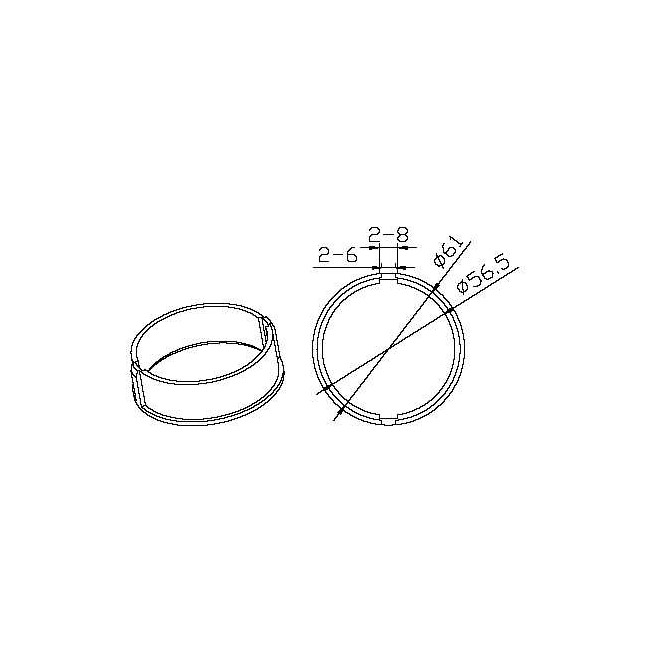 Octogonal 70x1mm CAME YK6116 