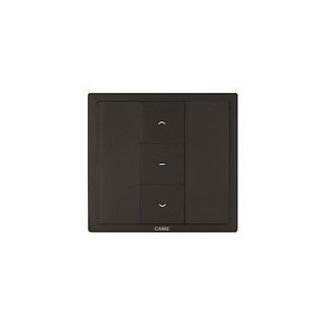 Emetteur mural HENDRIX 1 en 433,92MHz 1 canal noir CAME YE0150 