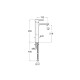 Naia mitigeur Lavabo Bec Haut Lisse Titanium Black - ROCA A5A3B96CN0