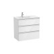 The Gap Unik 3T Lav Gche 800Mm Blanc Brillant - ROCA A851487806