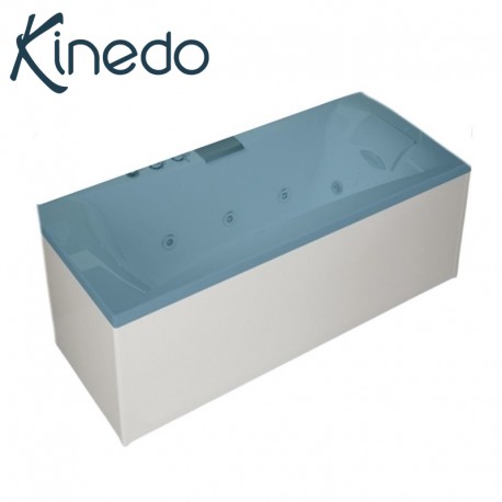 Tablier bi-matière blanc neutre façade Romanza 160 - KINEDO TAKBM160BXX