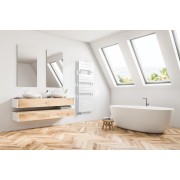 Sèche-serviettes ADELIS Mixte 2000W Blanc Brillant - Atlantic 861958