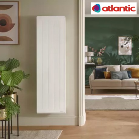 Radiateur électrique NIRVANA NEO Vertical 1000W Blanc - Atlantic 529911