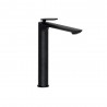 Mitigeur pour Lavabo Haut FOIL Chromé Noir Brossé - Cristina Ondyna FL22275