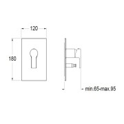 Pack complet douche murale encastrée OMEGA - ONDYNA XOG6190