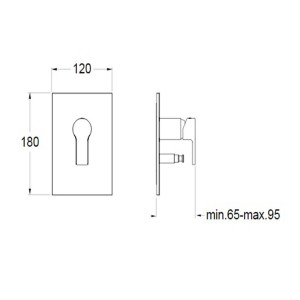 Pack complet douche murale encastrée OMEGA - ONDYNA XOG6190