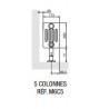 Radiateur chauffage central VUELTA plinthe 679W - ACOVA M6C5-10-040