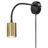 EXPLORE Applique murale Noir + laiton GU10 - NORDLUX 2113261035 