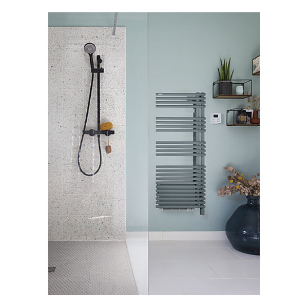 Sèche-serviette Soufflant ACOVA - CALA + AIR chromé électrique 1300W  (300W+1000W) TLNO030-050IFS - Vita Habitat