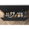 Meuble salle de bain RENOIR 60cm 2 tiroirs Black Velvet - Salgar 91300