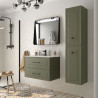 Meuble salle de bain RENOIR 80cm 2 tiroirs GREEN FOREST - Salgar 91309