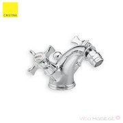 Mélangeur monotrou avec vidage pour bidet RETRO CHAMVORD - CRISTINA ONDYNA CH11651