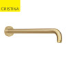 Bras De Douche Rond 35 Cm Or Brossé - CRISTINA ONDYNA PD41196P