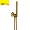 Ensemble douchette murale Vieux Bronze - CRISTINA ONDYNA PD47592