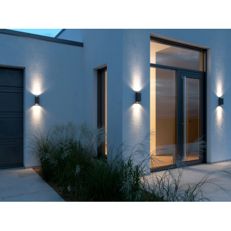 Applique murale NICO SQUARE 22 Noir GU10 - NORDLUX  2218221003