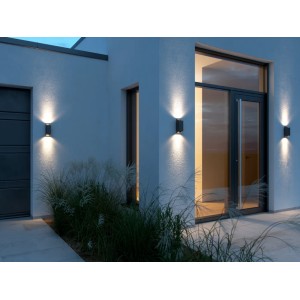 Applique murale NICO SQUARE 22 Noir GU10 - NORDLUX  2218221003