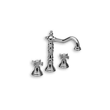 Mélangeur 3 trous avec bec potence pour lavabo RETRO CHAMBORD - CRISTINA ONDYNA CH11251