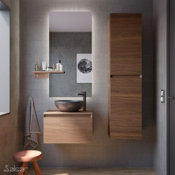 Meuble salle de bain MOMENT 60cm 1 tiroir INTENSE - Salgar 91358
