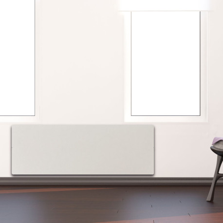 Radiateur à inertie PLINTHO Blanc Quartz Valderoma 2000W Plinthe BZ2000P