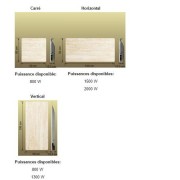 Radiateur à inertie Touch Silicium Natura Noir 800W Carré - Valderoma NN0800T