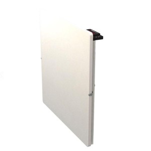Radiateur à inertie TACTILO Carré Blanc Quartz 800W - Valderoma BZ0800A