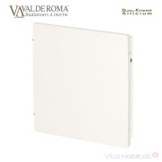 Radiateur à inertie Wifi Blanc Quartz 1000W Carré - Valderoma BZ1000W