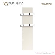 Sèche-serviette rayonnant SLIM 2.0 Blanc Quartz 500W - Valderoma 17500TL