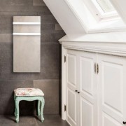 Radiateur à inertie TACTILO Vertical Blanc Quartz 1000W - Valderoma BZ10VEA