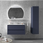 Meuble salle de bain MONTERREY 100cm 2 tiroirs NIGHT BLUE - SALGAR 81728
