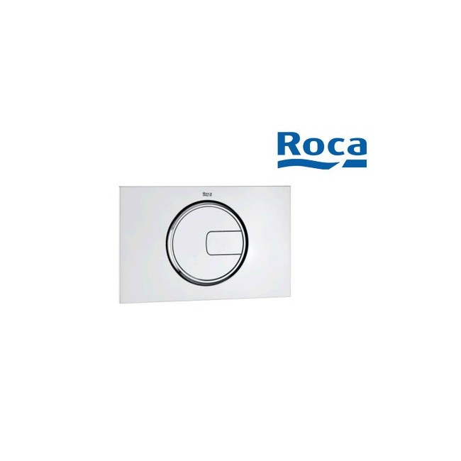 Plaque pour bâti-support double chasse Chromé - ROCA A890098001